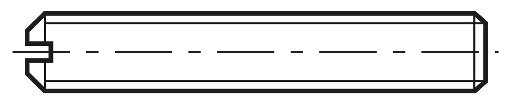 DIN 551  M  5 x 10  PA 6.6